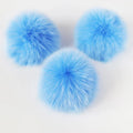 10cm Natural Fox Fur Pompon Real Fur DIY Fur Balls with Rubberband for Ski Outdoor Travel Casual Scenes