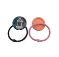 DIY Girls Elastic Hair Bands Rope Ponytail Holders 25/32/37MM Hair Tie Badge Material