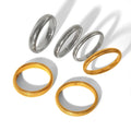 Wholesale Elastic Flexible Bracelet 18K Gold Plated Stainless Steel Stacking Wristband Stretch Link Chain Bracelet YF3444