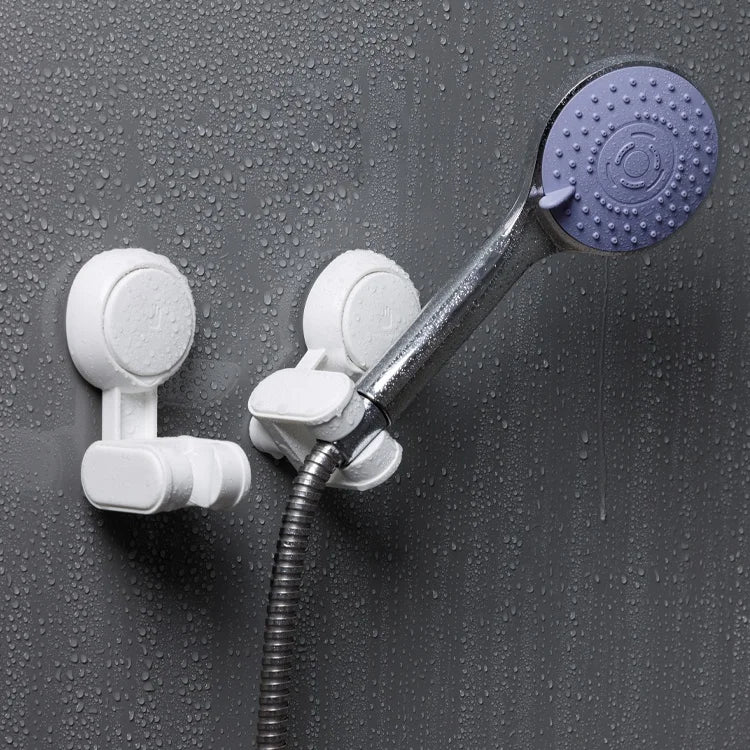 Adjustable Handheld Shower Head Holder Suction Cup Wall Mount Bracket Strong Vacuum Suction Cup Shower Head Holder