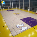 Anti-Skid Slip Birchwood Gym Basketball Court/Stage Flooring Natural Color 5-Year Warranty