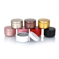 Factory Direct Sales 50ml Custom Metal Jar Container Empty Metal Can Packaging Small Round Box Candle Tin