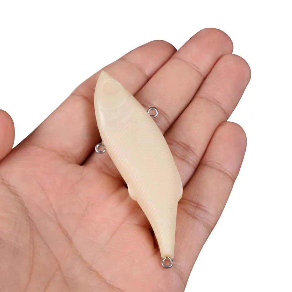 Lures Fishing 10g 75mm VIB Blank Lure Unpainted Lipless Bait