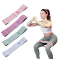 New Arrivals Elastic Resistance Band Women Leg Yoga Stretching Knitted Hip Glute Exercise Band