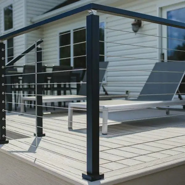 YL METAL Low Maintenance Balustrade Stainless Steel Ss Wire Rope Deck Railing