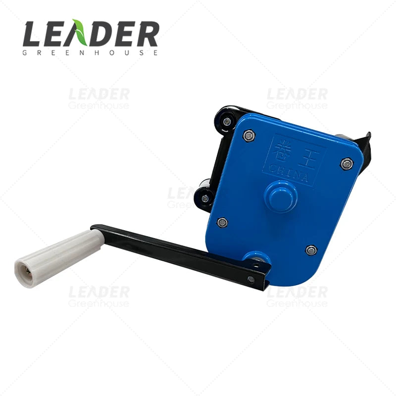 Factory Direct Stock Greenhouse Ventilation System Accessories Side and Top Roll up Unit Manual Vent Opener Manual Hand Crank