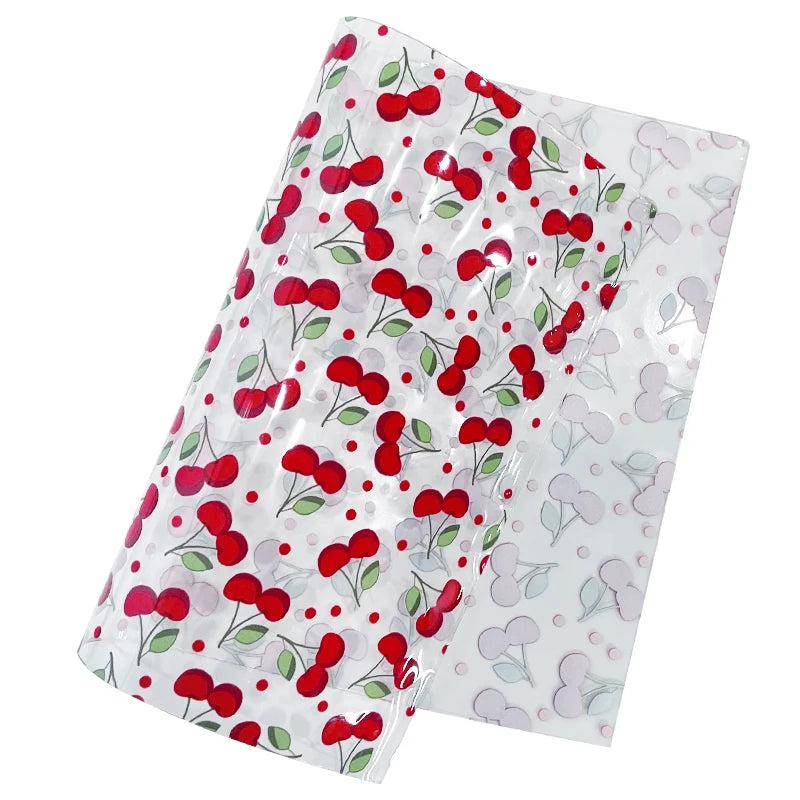 Custom Printed PVC Film Printing Pattern in the Transparent Film