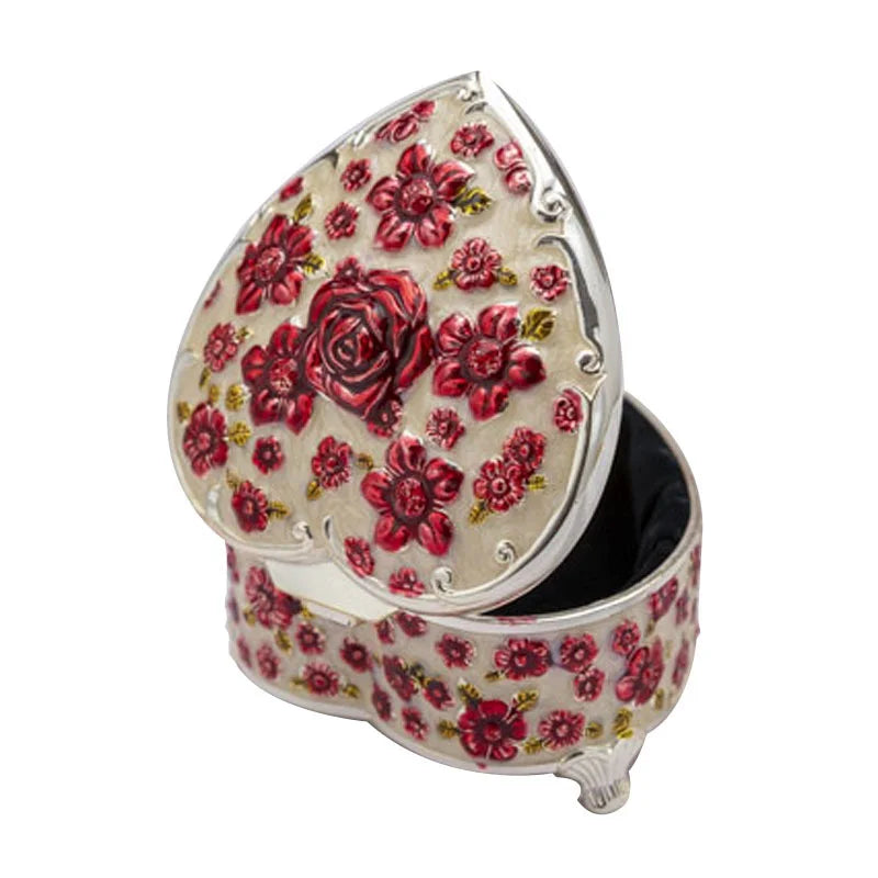 Metal Creative Fashion Earrings Other Home Decor Jewelry Box Packaging Luxury Home Decoration Metal Jewelry Box