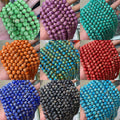 Men Women Bracelet Necklace Coloured Blue Colorful Stone Bead Kit Synthetic Sea Sediment for Jewelry Making