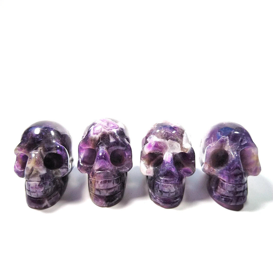 Huiying Amethyst Cheap Small 2 Inch Healing Stone Cute Well Carved Crystal Skulls Buy Crafts