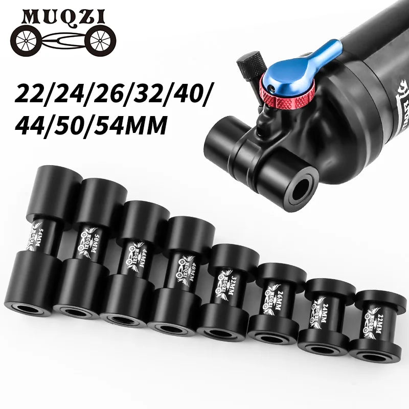 MUQZI 12mm Bike Rear Shock Bushing 44 50 54mm Mountain Bike Rear Shock Absorbers Sleeve Bicycle Parts