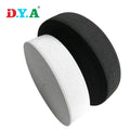 Low MOQ Stock Sewing Elastic Tape Black and White 4cm Knitted Rubber Elastic Band for Garment Waistband