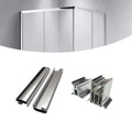 Aluminum Alloy Extruded Profiles for Direct Sale Customized Sliding Shower Door Component Sets Are Available.