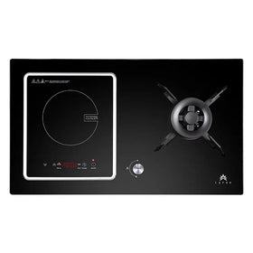 Lyroe Built-In 2 Burners Detachable Smooth Electric Ceramic Gas Stove for Cooking Induction+Cookers