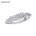 LUOTEEMI Bridal Party Wedding Luxury Jewelry Designer Stylist Korean Clip Pin for Girl Hair Accessories Woman
