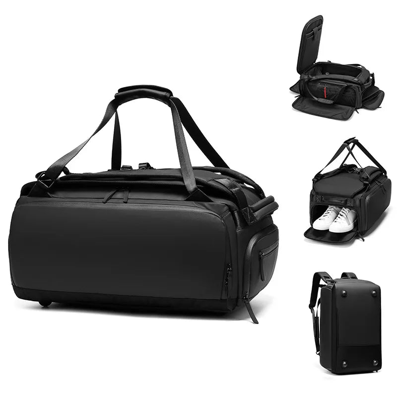 Modern Travel Fitness Backpack Shoes Compartment Portable Men Waterproof Sport Duffel Bags
