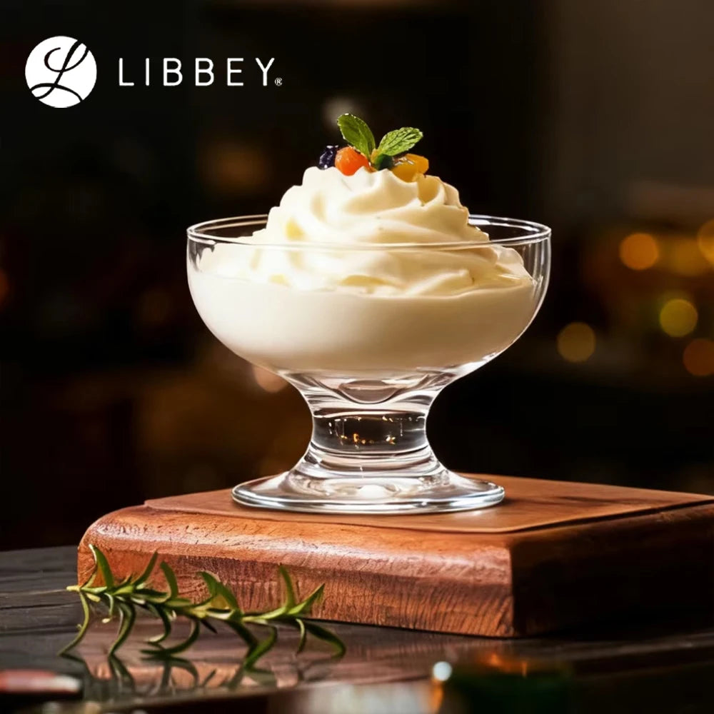 Libbey Glass 4oz Classic Cocktail Glass Customized Dessert Ice Cream Cup with Private Label for Weddings and Parties