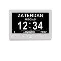 New Design 7" LCD Large Display Electronic Digital Alarm Clock Backlight Medication Reminder for Dementia/Alzheimer's Christmas