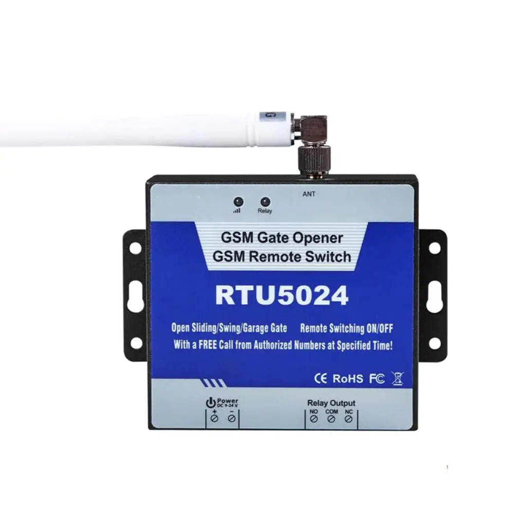 RTU5024 2G GSM Access Controller Free Call SMS Command GSM Door Gate Opener Remote Access Relay Switch