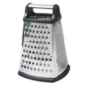Multifunctional Stainless Steel Kitchen Tool 4-Sided Cheese Fruit Lemon Zester Handheld Manual Box Grater Durable Metal