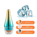 Eliter Hot Sell in Stock Portable 3 in 1 Replaceable Ice Cold Massage Roller Face Oil Absorbing Roller Beauty Roller