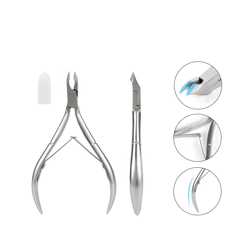 Eliter in Stock Cuticle Cuticle Nipper Stainless Steel Small Jaw Nipper Nghia One Spring Nail Cuticle Nippers