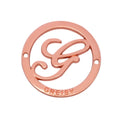 Unique Design Round Brand Name Label Custom Clothing Metal logo Tag