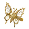 Movable butterfly Hairpin New butterfly Simple Hairpin Bangs Side Clip Headdress Hair Accessories