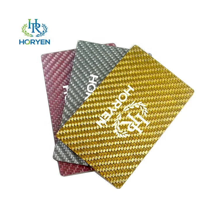 Custom Real Carbon Fiber Cards 02mm Business Card Carbon Fiber