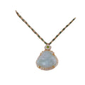 Chinese Style Imitation Hetian Jade Maitreya Buddha Charm Pendant Necklace Imitation Jade Pendant Clavicle Chain Necklace