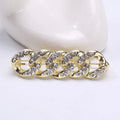 Fashionable Crystal Chain Brooch Pin Rhinestone Brooches for Ladies' Bags for Wedding Party Gifts for Children