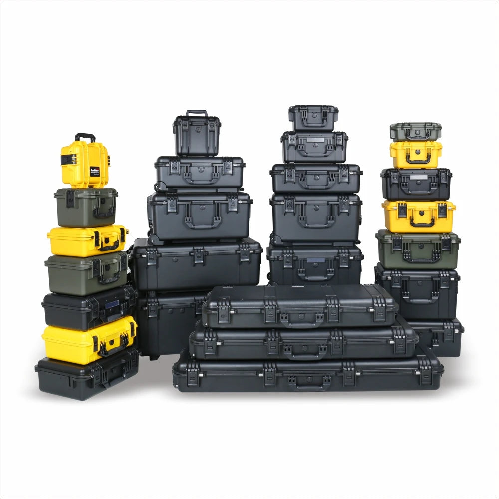 Support Customized Durable IP67 Waterproof Plastic Hard Shell Case Protective Trolley Hard Case for Carrying