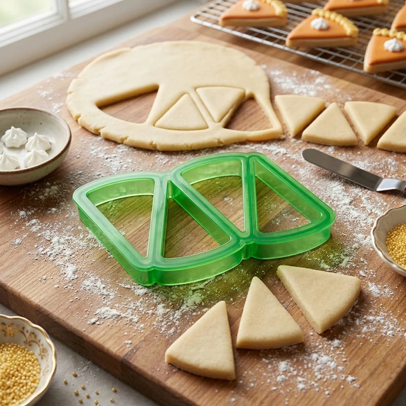 Plastic Multi Pie and Christmas Tree Fondant Biscuit Dough Cutter Mold Tool and Cookie Cutter