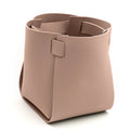 Artificial Leather Flower Basket Indoor Rose Bouquet Pot Flower Arrangement Plant Pot Holder Planter Decor Florist Accessories