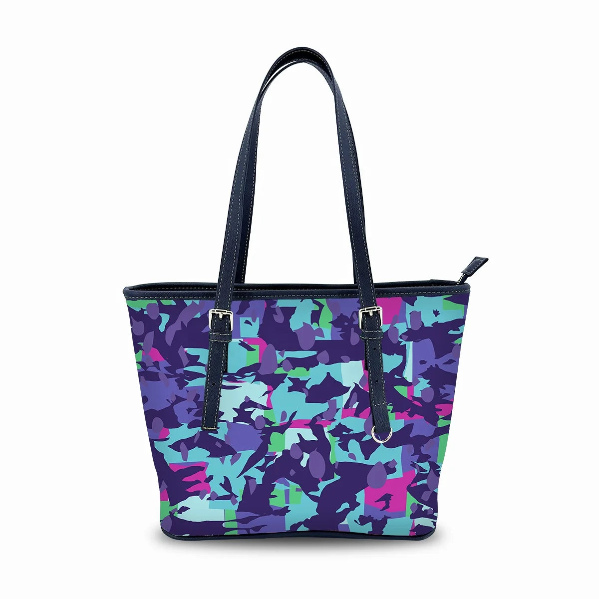 New Lareg Capacity Luxury Tote  Handbags Custom Handbag Makers Overnight Tote Bag With Zipper Pocket