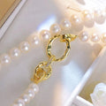 C284 7-8mm 925 Sterling Silver 18K Gold Plated Pearl Clasp for Jewelry Wholesale Metal Cord Ends Clasp Necklace/bracelet Clasp