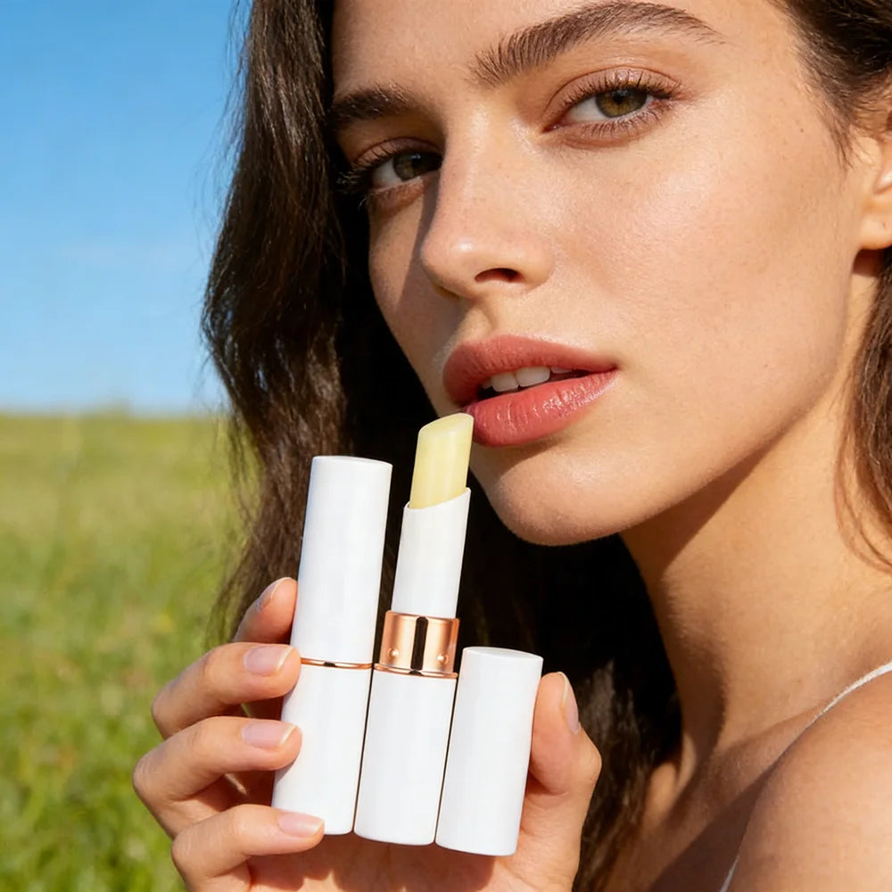 Custom Logo Cruelty-Free Long-Lasting Lip Balm Waterproof Moisturizing Stick Exfoliator Tint Sunscreen Soft Dry Lips Makeup