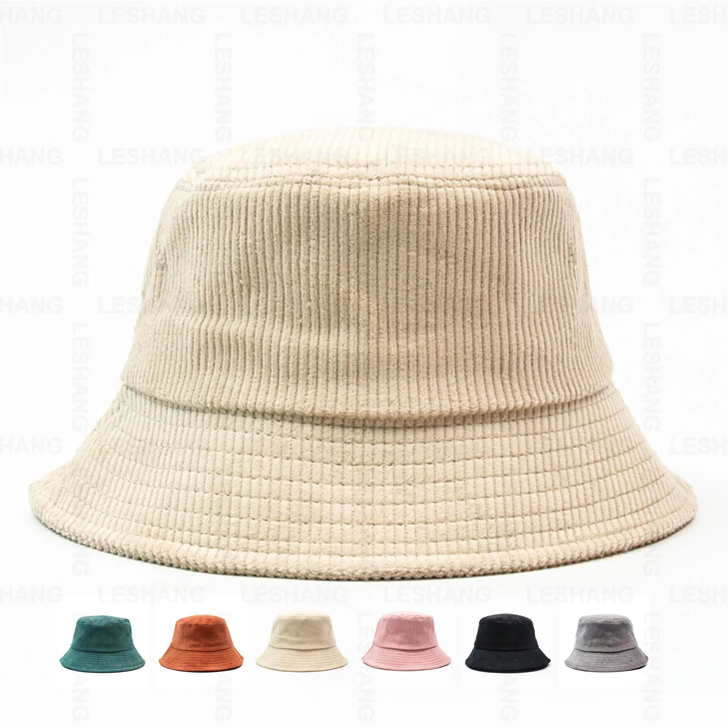 New Arrival Lightweight Blank Wide Brim Fishingman Hat Cap Custom Embroidery Logo Corduroy Sun Protection Bucket Hats