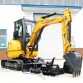 FREE SHIPPING Mini Excavator 3.5 Ton EPA Farm New Crawler Digger Excavadora Kubota Engine 1 Ton 2 Ton Small Excavators