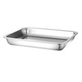 Easy-to-Clean Draining Function Anticorrosive Rectangular Moisture-Proof Deep Stainless Steel Baking Tray  for Restaurant Use