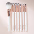 Gracedo 7pcs Luxury Eye Makeup Brush Set with White Handles Professional High Quality Soft Comfortable Synthetic Hair
