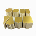 Wholesale Gold Foil Laminated Cake Boards Paper Cake Base Board Mini Cake Decorate Tray for Dessert Cups