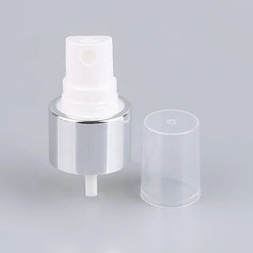 Hot Sale 18 20 24mm Aluminium-Plastic Silvery Non-Spill Perfume Fine Mist Pump Sprayer for Bottles