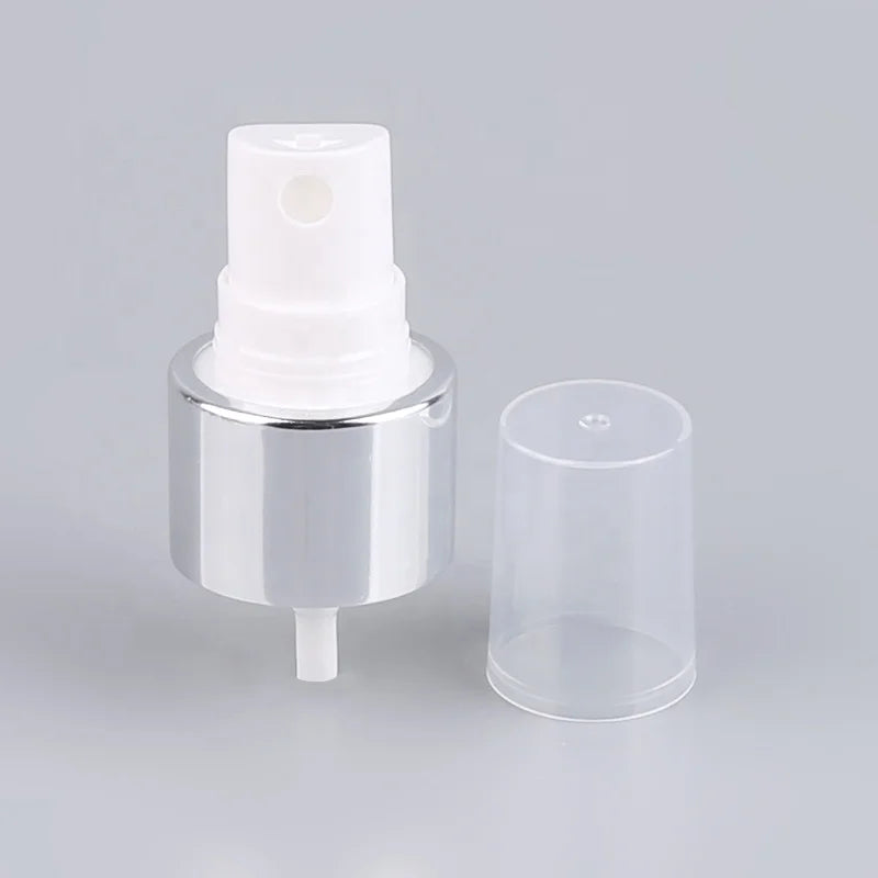 Hot Sale 18 20 24mm Aluminium-Plastic Silvery Non-Spill Perfume Fine Mist Pump Sprayer for Bottles