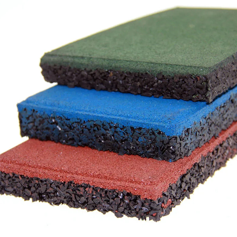 New  China Low Price Synthetic Wholesale Gym Mat Rubber Tiles Used for Playground