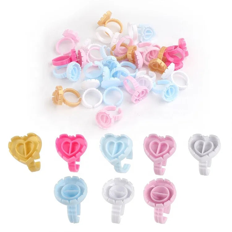 New Arrival Eyelash Extension One Second Flowering Glue Cup Lash Easy Fan Glue Ring Cup