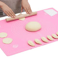 Silicone Kneading Pad Non-Stick Baking Mat for Pizza Bread Scale Rolling Dough Bakeware Tools Pastry Molds