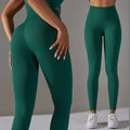 Seamless Workout Legging With Dot Tummy Control High Waist Yoga Leggings Women Non See Through Gym Fitness Pants