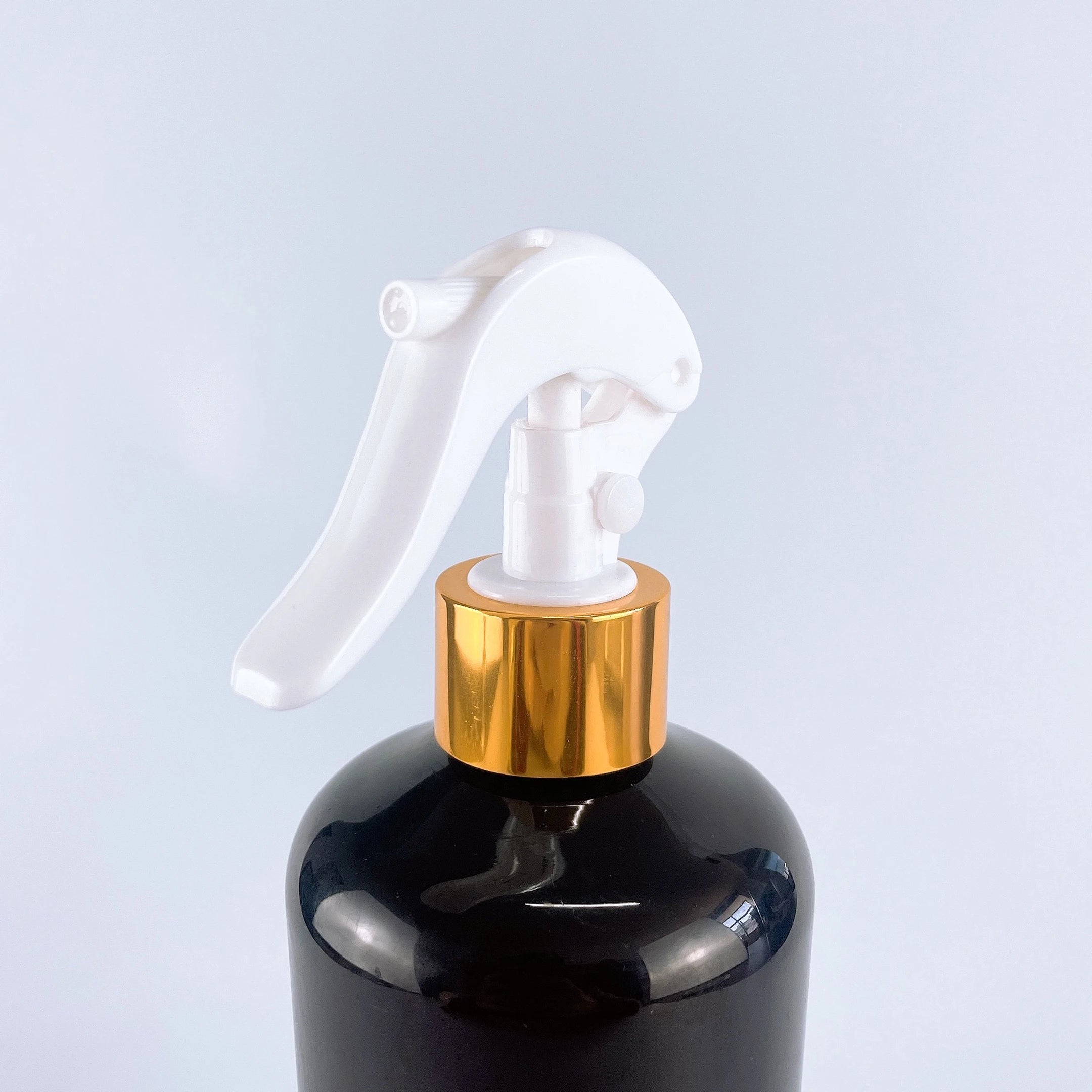 24/410 28/410 Light Gold Mini Trigger Sprayer With Aluminum Closure Household Small Flower Watering Nozzle
