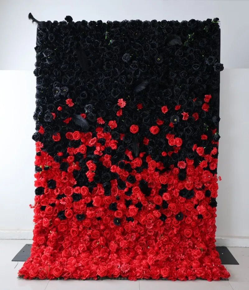E72 Rose FlowerWall Background Panel Boy or Girl Gender Reveal Event Party Backdrop Decor Ideas Baby Shower Wedding Flower Wall